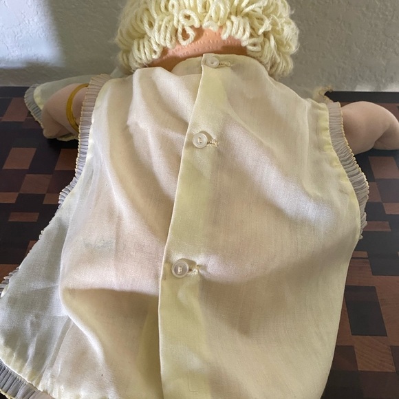 Vintage Signed Xazier Robert’s 1978-82 Cabbage Patch Doll Blonde Outfit Pacifier - Picture 13 of 16